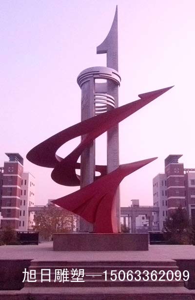 内蒙古-校园不锈钢雕塑高度21米